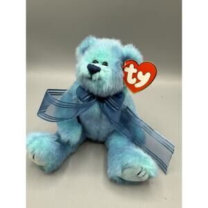 TY Attic Treasures Bear I’m Blue Without You Plush Blue Ribbon w Tag